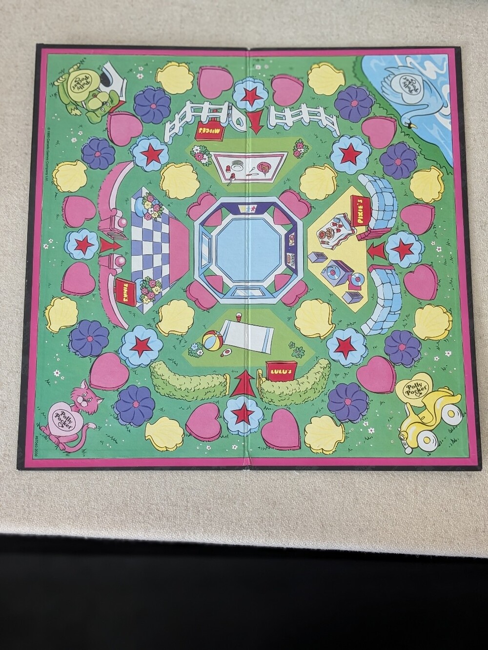 Vintage Polly Pocket Let's Party Board Game 1993 - Picture 7 of 13